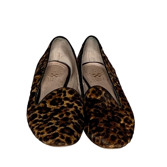 Vince Camuto‎ Edmontin Leopard calf hair flat. Size 9 - Picture 2 of 10